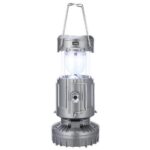 Farol + ventilador recargable solar y 220 Volt