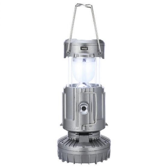 1630118646442897658 Farol + ventilador recargable solar y 220 Volt - Imagen 1