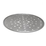 Asadera perforada en aluminio para pizza