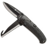 Navaja plegable con 2 hojas + funda TRENTO