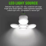 Lámpara LED recargable con panel solar - Imagen 2