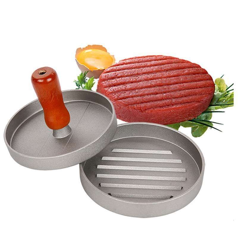 977089297327dda412215b96f72be273 Molde / prensa para hamburgesas en metal - Imagen 1