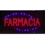 Cartel LED luminoso FARMACIA