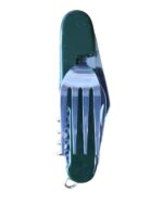 Cubiertos para camping tipo navaja con estuche - Imagen 2