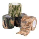 Cinta elastizada para camuflar armas, miras, binoculares