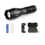 Linterna LED de mano T6 5 Watts táctica + estuche