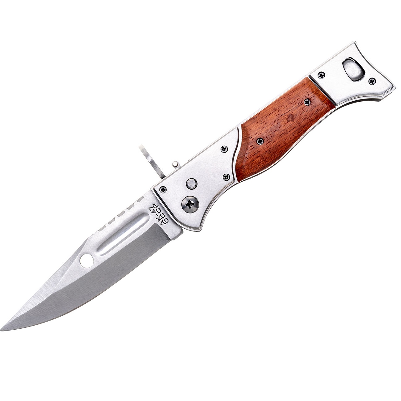 Navaja AK 47 Navaja automática bayoneta AK-47 + estuche - Imagen 1