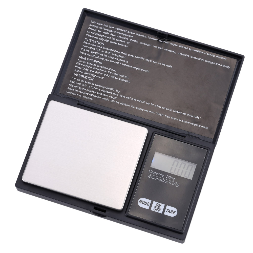 New-Digital-Scale-Professional-Mini-200g-0-01g-Digital-Pocket-Scale-Jewelry-Weighing-Tool Balanza de precisión 500 gramos - Imagen 1