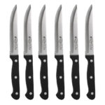 Juego x 6 cuchillos de asado acero inox SAN IGNACIO