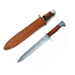 Cuchillo bayoneta AK-47 con vaina simil cuero