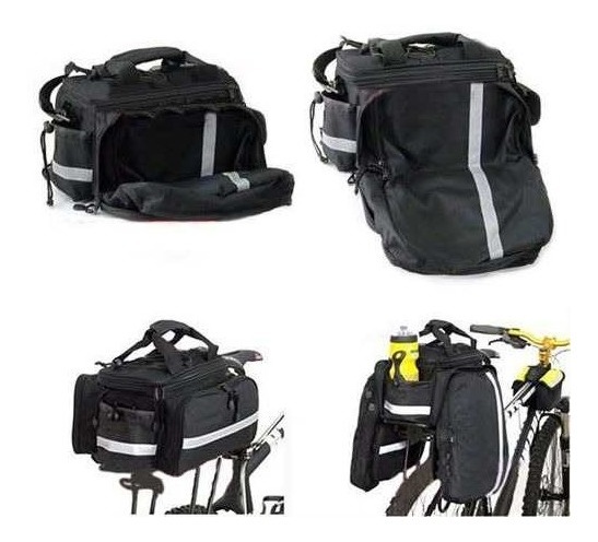 bolso-con-alforjas-para-parrilla-bicicleta-mano-impermeable-D_NQ_NP_646313-MLU31246055600_062019-F Bolso con alforjas para bicicleta con funda impermeable - Imagen 1
