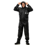 Equipo de lluvia impermeable con capucha PANTANEIRO