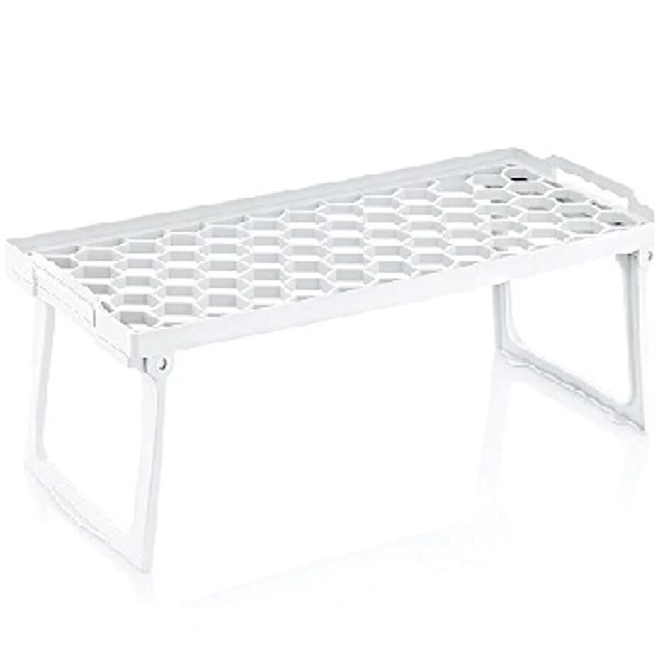 estante chico Estante organizador plástico blanco CHICO - ideal alacenas - Imagen 1