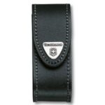 Estuche de cuero negro chico VICTORINOX