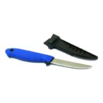 Cuchillo fileteador con funda para pesca MUSTAD