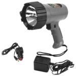 Foco / linterna LED de mano para caza pesca 220 + 12 Volt