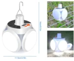 Lámpara LED recargable con panel solar - Imagen 7