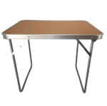 Mesa plegable en aluminio 70x50x60 cm