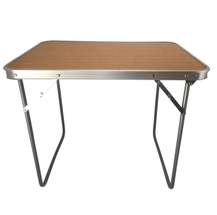 Mesa plegable en aluminio 70x50x60 cm