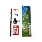 Kit combo de pesca para niños: Caña + Reel + Anzuelos