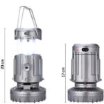 Farol + ventilador recargable solar y 220 Volt - Imagen 3