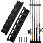 Soporte vertical para 6 cañas de pescar
