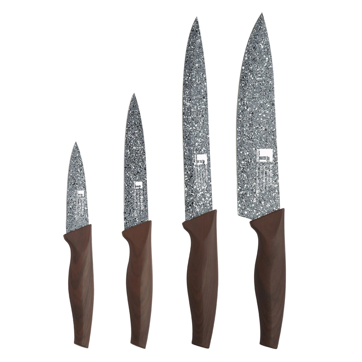 Greener Juego x 4 cuchillos de cocina / chef BERGNER - Imagen 1