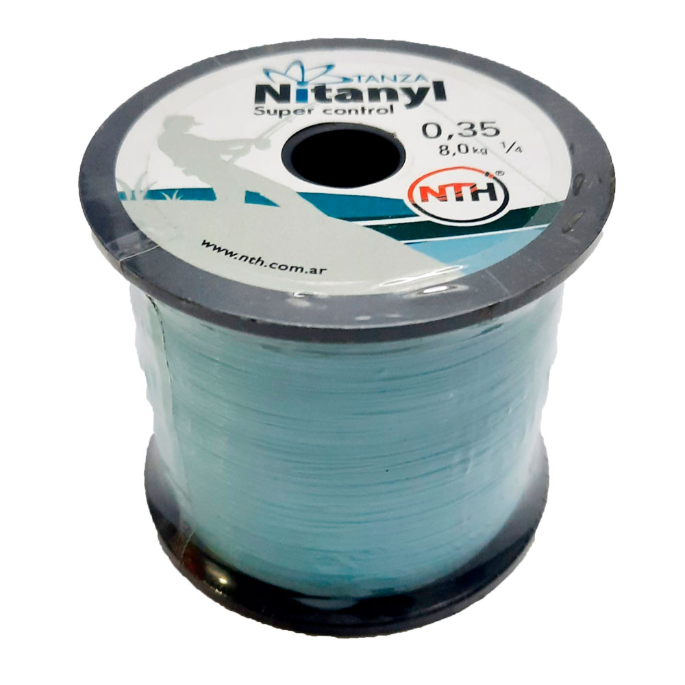 Bobina-de-Tanza-Nitanyl-14-Lb-celeste Tanza de pesca monofilamento 0.50 mm NITANYL - varios colores - Imagen 1