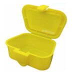 Porta carnada para cinturón AMARILLO