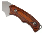 Cuchillo hoja fija mango diseño madera + vaina - Imagen 4