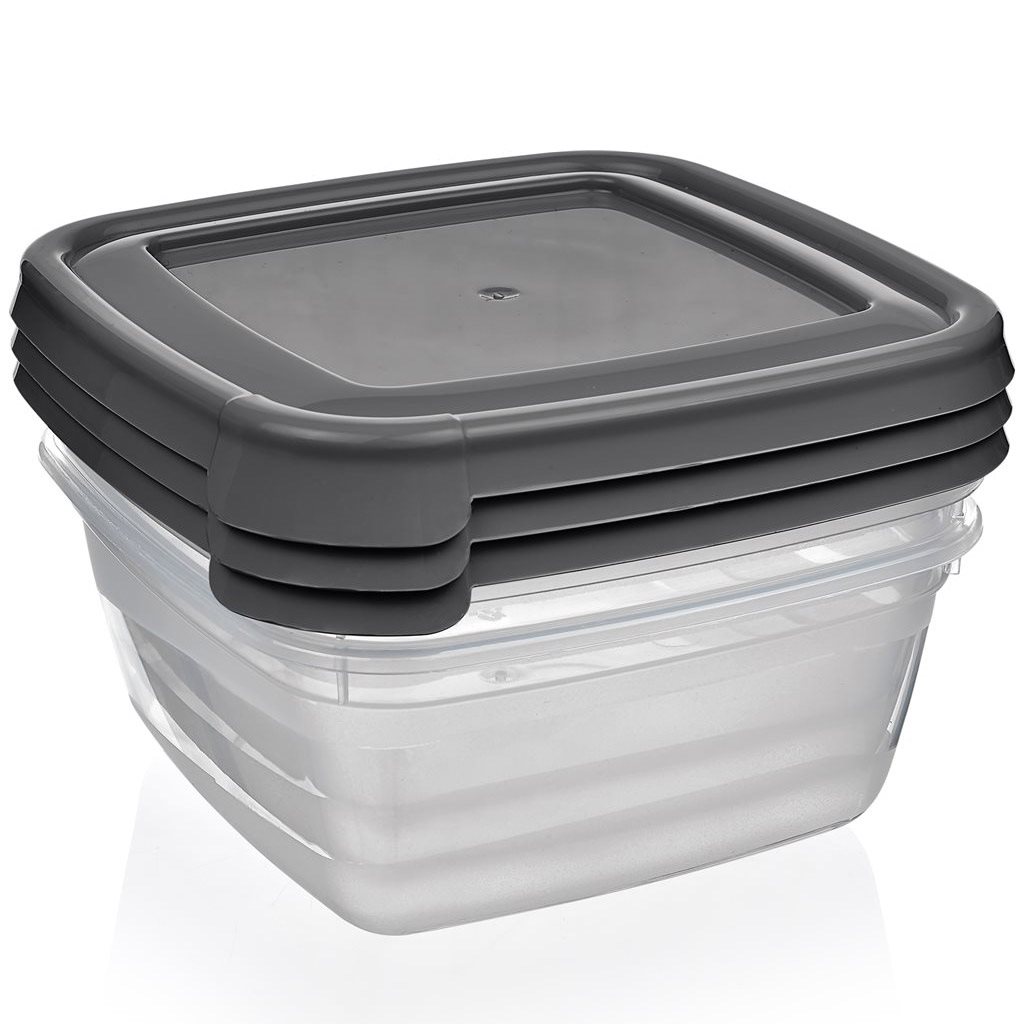 BG628 Juego x 3 tuppers / viandas 500 ml BAGER - Imagen 1