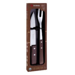 Juego de cuchillo + tenedor / trinche para asado DI SOLLE