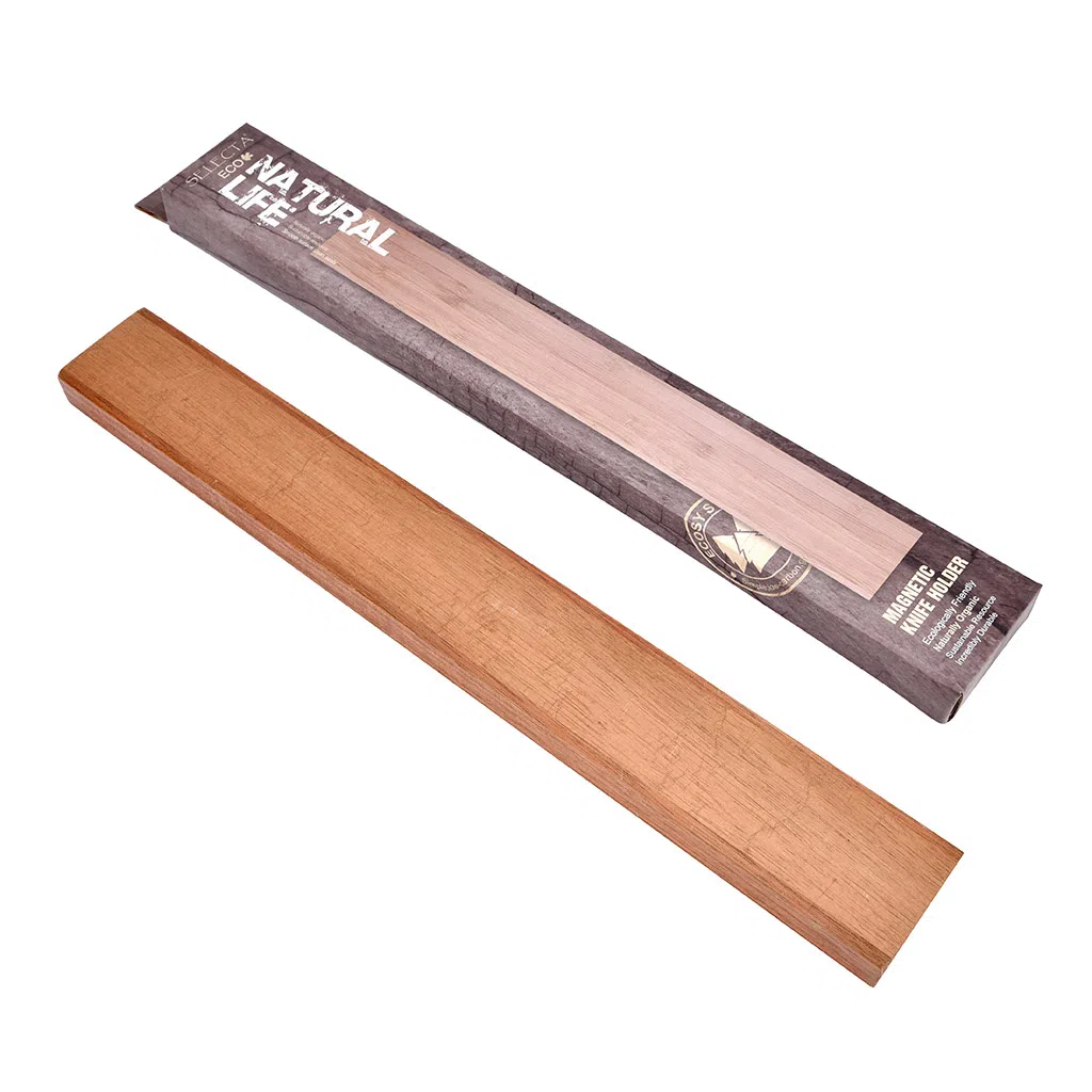 BARRA 40 Barra magnética para cuchillos 40 cm color madera SELECTA - Imagen 1