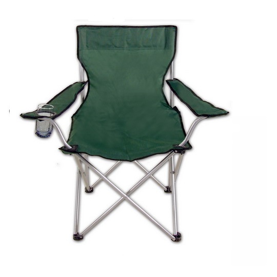 551 Silla plegable VERDE modelo "Capitán" hasta 90 kg - Imagen 1