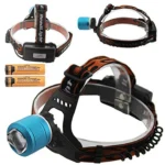 Linterna LED minero luz recargable 12 + 220 volt luz blanca y azul - Imagen 2