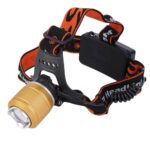 Linterna LED minero luz recargable 12 + 220 volt luz blanca y azul - Imagen 4