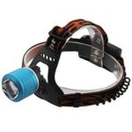 Linterna LED minero luz recargable 12 + 220 volt luz blanca y azul