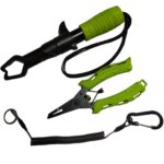 Set de pesca: Pinza boga + alicate de anzuelos con mosquetón