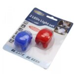 Juego x 2 luces LED de bicicleta siliconadas