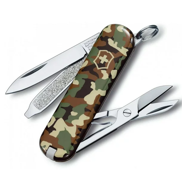 classic camo Navaja Classic SD camuflada verde VICTORINOX - Imagen 1