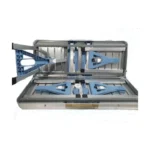 Mesa plegable tipo valija con 4 bancos incorporados - Imagen 2