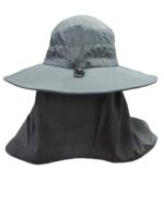 Sombrero de ala ancha con cubre nuca - Imagen 2