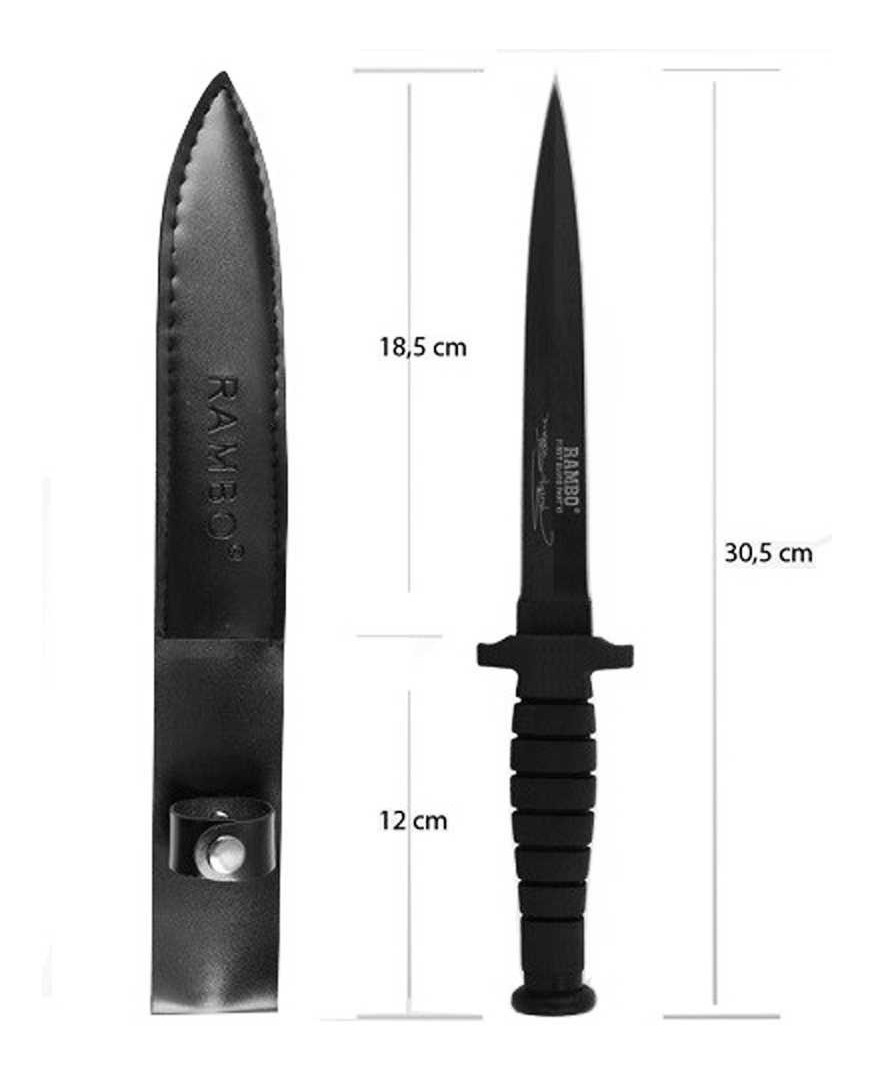 Cuchillo de supervivencia + vaina RAMBO VI - Imagen 2