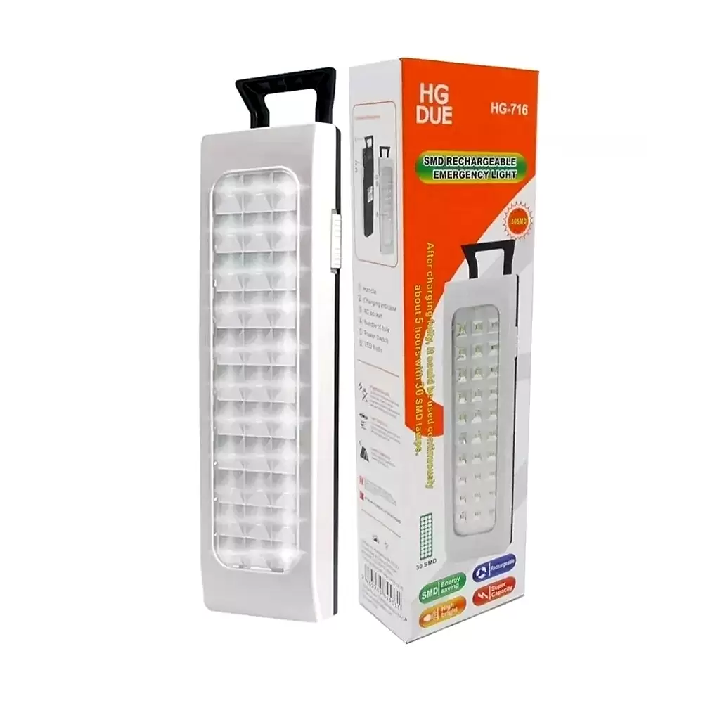 Luz de emergencia recargable Luz de emergencia recargable 30 LEDs - Imagen 1