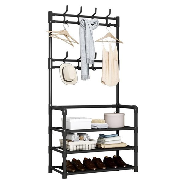 0150039_07f6c463cd69c07e4397849fa938cf847b4740fed391fd00d8aae364db4a5853_600 Mueble / perchero organizador zapatera 3 estantes - Imagen 1