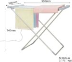 Tendedero plegable / secador calentador de ropa 120 watts - Imagen 2