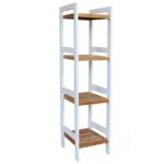 Estantería de madera 4 estantes bamboo
