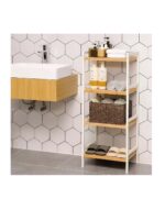Estantería de madera 4 estantes bamboo - Imagen 3