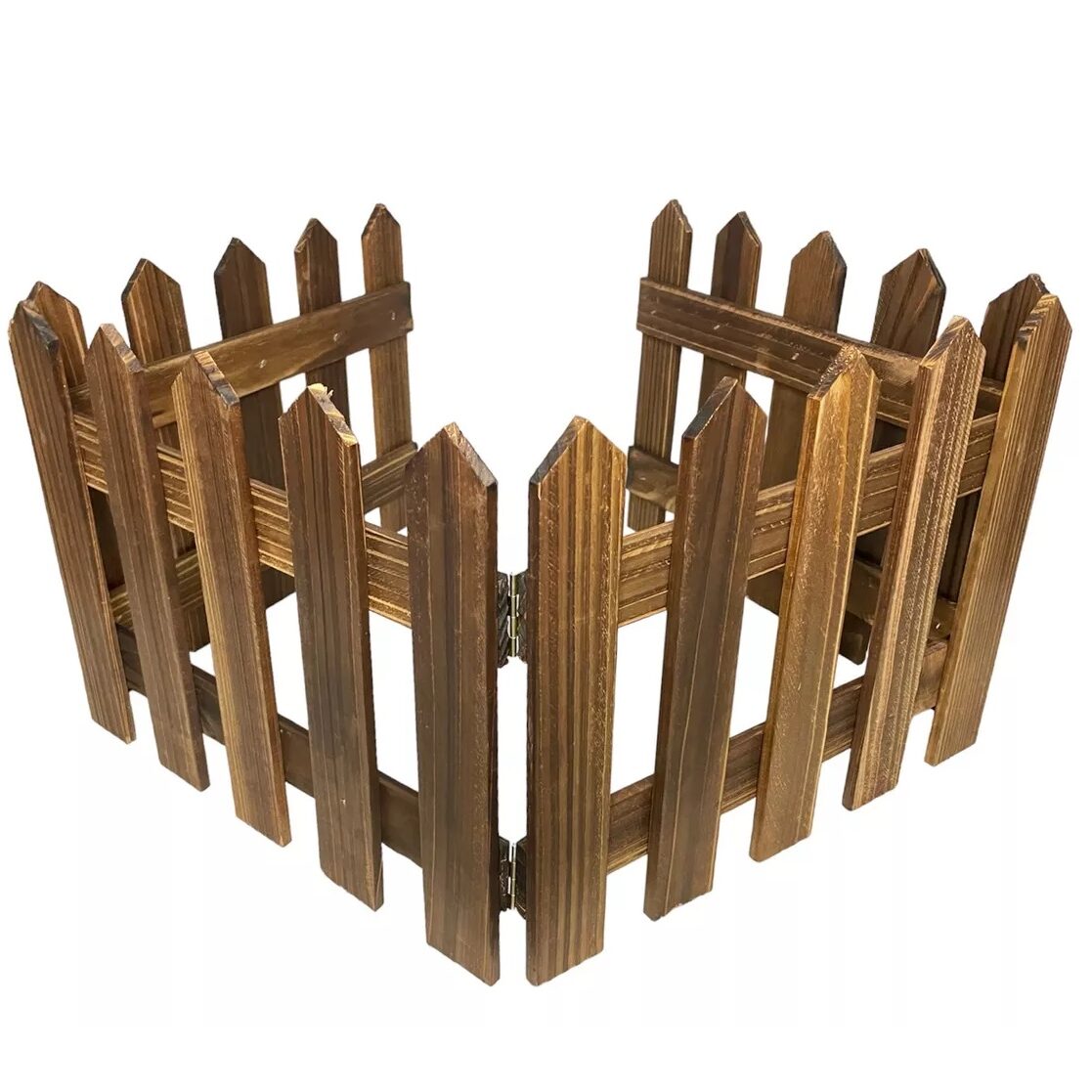 Cerco en Madera. 7pg Cerco de madera para jardín 160 cm - Imagen 1