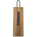 Set de tabla madera de acacia + cuchilla para pan